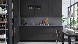 Kungsbacka Anthracite Kitchen Black Kitchen In 2020 Anthracite Kitchen Kitchen Design Kitchen Plans
