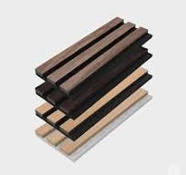 Wall Panels for Interior Wall Decor - Wood Slat Wall Panel Samples Pack  (4PCS) - Wall Decor Natural Oak/Walnut/Oak (Grey)/Smoked Wood Wrapped ...