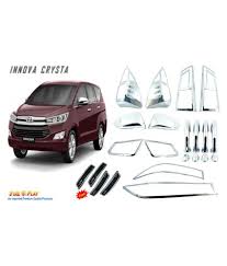Car Chrome Accessories Combo Kit For Innova Crysta By Fireplay Full Exterior Car Accessories Combo Kit Long Lasting Chrome With Set Of 19pcs Buy Car Chrome Accessories Combo Kit For Innova Crysta By Fireplay