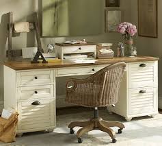 Whitney Rectangular Desk Set Almond White Pottery Barn Home Office Desks Desk Set Furniture