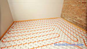How To Install Diy Radiant Floor Heating Radiant Floor Heating Radiant Floor Heated Tile Floor