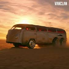 Van Clan On Instagram Meet The 6 Wheeled Vw Bus Gotham Garage Vw Bus Volkswagen Bus Bus