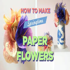 How to make paper flowers at home step by step. Springtime Paper Flowers To Make For Your Mom Your Friend Or Yourself Cbc Arts