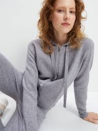 Customize your avatar with the off the shoulders gray knit hoodie and millions of other items. Knit Hoodie Mohito 0028h 09x