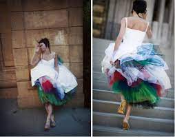 Pretty Pretty Paper Best Dress Ever Multicolor Wedding Wedding Dress Inspiration Tulle Wedding Dress