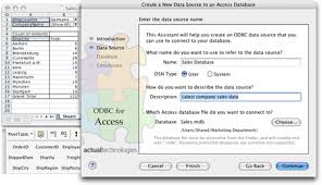 Maybe you would like to learn more about one of these? Mac Odbc Access Database Connectivity For Os X