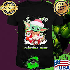 Read more about diy baby yoda valentine's day card box free baby yoda & the mandalorian valentine's day cards {printables} print some of these free baby yoda and the mandalorian valentine's day cards for the little star wars fan in your life to hand out … Merry Christmas Baby Yoda Spirit Shirt Hoodie Sweater Long Sleeve And Tank Top