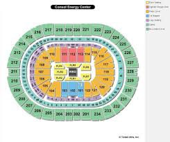 consol energy center seating view target center seating