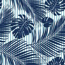 This fantastic multicoloured bamboo and vine leaves design brings the on trend tropical look to your home. Free Summer Navy Blue Tropical Forest Leaves Bright Navy And Blue Tropical Fabric 800x800 Download Hd Wallpaper Wallpapertip