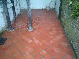 Maybe you would like to learn more about one of these? Worst Grout Haze Removed From Quarry Tiled Patio Quarry Tiled Floors Cleaning And Sealing