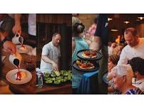 Bryn Williams dinner at fforest farm