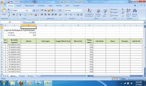 Penggabungan Beberapa Rumus Dasar Excel Alimoddin