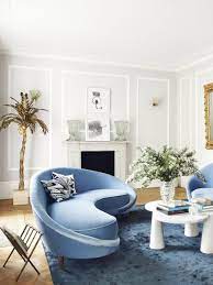 Maison Jansen S Brass Palm Trees Thou Swell Vintage Living Room Design Blue Living Room Decor Vintage Living Room