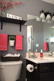 When it comes to decorating a small bathroom, go big or go home. 3 Tips Add Style To A Small Bathroom Bathroom Decor Easy Home Decor Home