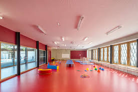 School Centre Aavp Montevrain Wooden Slats Building Design Architecture