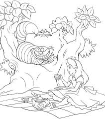 Alice In Wonderland Coloring Pages Tim Burton Alice In Wonderland Drawings Cat Coloring Page Cartoon Coloring Pages