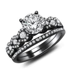 Black And Gold Diamond Engagement Ring Pin By Kyra Blaize On Rings Round Diamond Engagement Rings Black Gold Engagement Rings Brown Diamond Engagement Ring