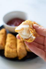 They come out crispy and absolutely delicious! Air Fryer Fish Sticks Homemade Or Frozen Hint Of Healthy