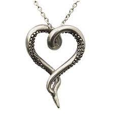 Octopus Heart Pendant Necklace Sea Love In 2021 Octopus Jewelry Jewelry Octopus Necklace