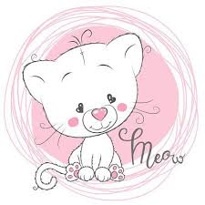 Cute Cartoon White Kitten On A Pink Background Whitekittens Cute Cartoon White Kitten On A Pink Background In 2020 Cute Cartoon Kitten Cartoon White Kittens Here you download raznve wallpapers anime, collection of pictures is impressive in its scope. pinterest