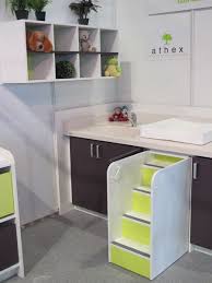 Table A Langer Poste De Change Sur Mesure Amenagement Fabrication Table A Langer Design De Garderie Garderie Familiale