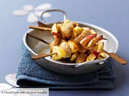 Brochettes Boudin Blanc Et Pommes Recette Recette Recette Brochette Cuisine