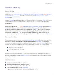 School Business Plan Template For Any Kind Of School Business Plan Template Business Planning Business Template