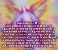 Sé nuestro amparo contra la perversidad y acechanzas del demonio. Meredith Montero Ar Twitter Oracion Del Dia Al Arcangel Uriel
