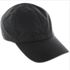 Mens Wigens Aron Nylon Shell Baseball Cap With Ear Flaps Black