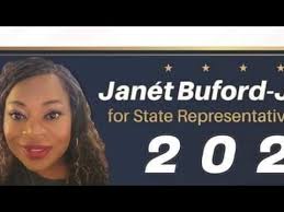 04 13 2024, VOTE JANET BUFORD FOR STATE REPRESENTATIVE DISTRICT 41,  ECONOMY, ACCESS, HEALTHCARE,IMMI