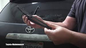 Narrow down toyota highlander tire sizes by selecting your toyota highlander year. Toyota Highlander Rear Wiper Replacement Youtube