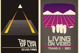 Free for commercial use high quality images Neon Noir Retro Poster 80s Design