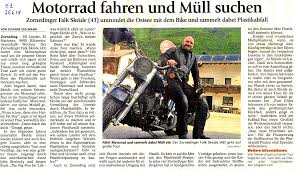For30 years i have battled a medical condition, multiple surgeries. Ein Mann Ein Motorrad Ein Mullsack