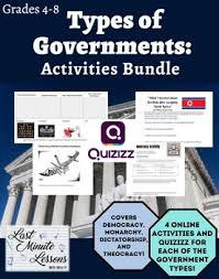 6 communication games and activities for. Types Of Governments Activities Worksheets Teachers Pay Teachers