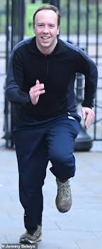 So get out there and get your vaccine Boris Johnson And Matt Hancock Are Seen Exercising Outdoors Daily Mail Online