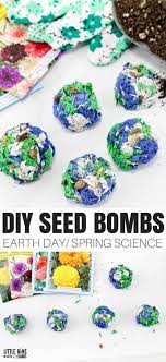 How To Make Seed Bombs For Kids Little Bins For Little Hands Earth Day Crafts Spring Science Earth Day Projects