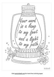 You might also be interested in coloring. Your Word Is A Lamp To My Feet And A Light To My Path Coloring Pages Free Bible Coloring Pages Kidadl