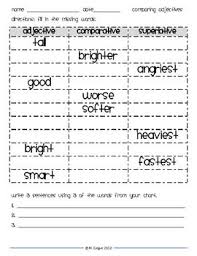 A collection of english esl worksheets for home learning, online practice, distance learning and english classes to teach about past, simple, and, past, cont. Comparative And Superlative Chart Pdf