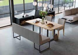 Esstisch mit sitzbank und stuhlen caseconrad com. Esstisch Mit Bank Aus Eiche Natur Holzwoi