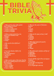 To trivia or not to trivia. 5 Best Printable Bible Trivia Questions And Answers Printablee Com