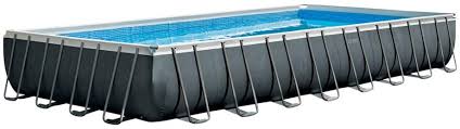 Intex Piscine Ultra Rectangulaire 975 X 488 X 132 Cm Multicolore Amazon Fr Jardin