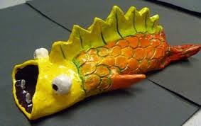 Making a clay taco fish. Clay Taco Fish Workshop Practically Pikasso