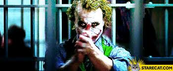 Joker Clapping Heath Ledger Gif Animation Starecat Com