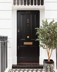 Doors black front doors house front exterior doors front door colors front doors with windows black black dining chairs inspired homes interior home house numbers remodelista black doors store interiors new homes. Black Georgian Front Door London Door Company