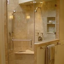 The best thing to do with a small bathroom. Shower Corner Seat Houzz