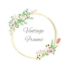 Golden Circle Frames With Elegant Flowers Vector Image Art Beautiful Border Png And Vector With Transparent Background For Free Download In 2020 Circle Frames Golden Circle Elegant Flowers