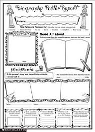 Amazon Com Instant Personal Poster Sets Biography Report 30 Big Write And Read Learnin Biography Book Report Template Biography Report Biography Book Report