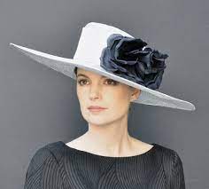 Kentucky Derby Hat Wedding Hat Church Hat Wide Brim Hat Formal Hat Ladies Dressy Hat Big Hat Event Hat Dressy Hats Derby Hats Wide Brim Hat