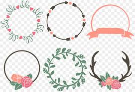 Floral Circle Png Download 1634 1120 Free Transparent Monogram Png Download Cleanpng Kisspng