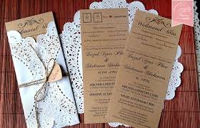 Doily Inspired Rustic Wedding Card Malay 2 Jpg 800 515 Wedding Invitation Cards Rustic Wedding Cards Wedding Cards